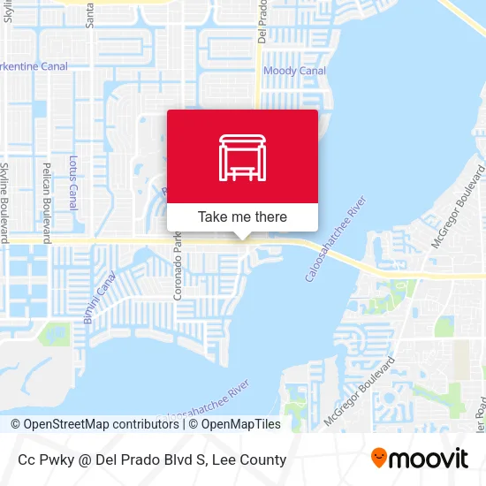 Mapa de Cc Pwky @ Del Prado Blvd S