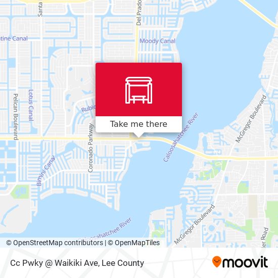 Cc Pwky @ Waikiki Ave map
