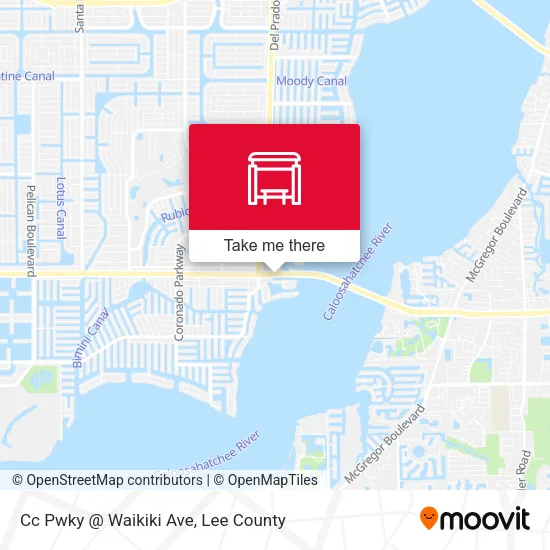Mapa de Cc Pwky @ Waikiki Ave
