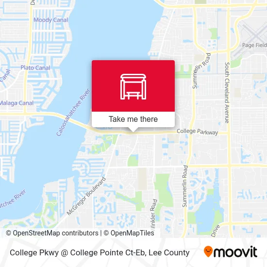 College Pkwy @ College Pointe Ct-Eb map