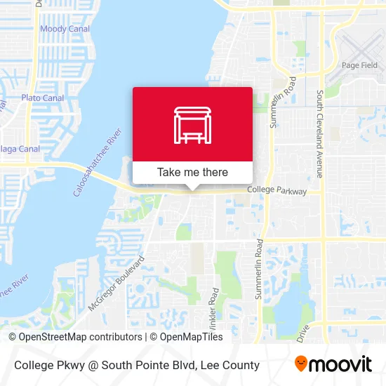 College Pkwy @ South Pointe Blvd map