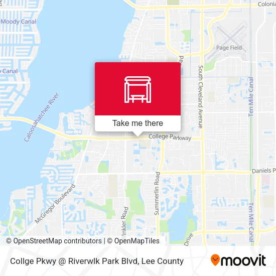 Mapa de Collge Pkwy @ Riverwlk Park Blvd