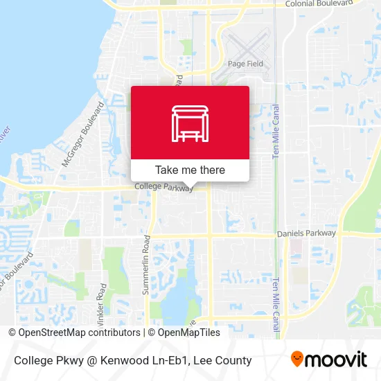 Mapa de College Pkwy @ Kenwood Ln-Eb1