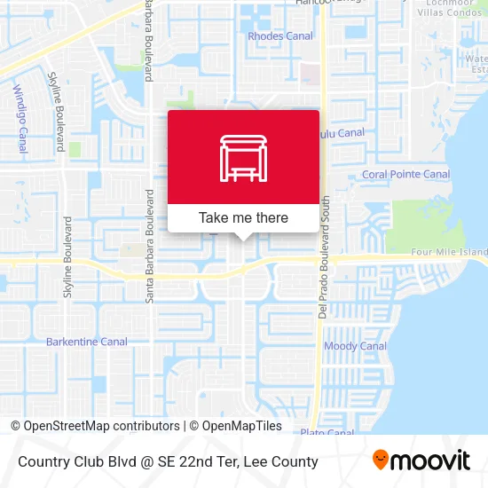 Mapa de Country Club Blvd @ SE 22nd Ter