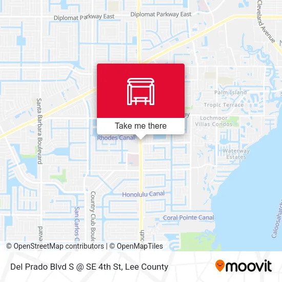 Del Prado Blvd S @ SE 4th St map