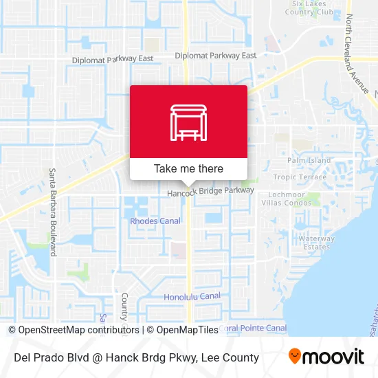 Mapa de Del Prado Blvd @ Hanck Brdg Pkwy