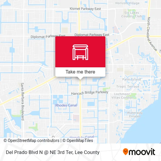 Del Prado Blvd N @ NE 3rd Ter map