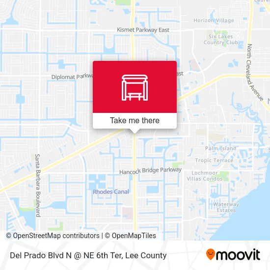 Del Prado Blvd N @ NE 6th Ter map
