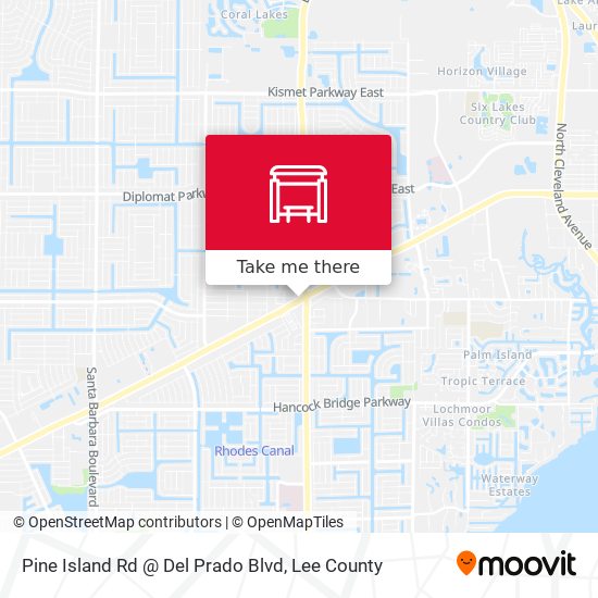 Mapa de Pine Island Rd @ Del Prado Blvd