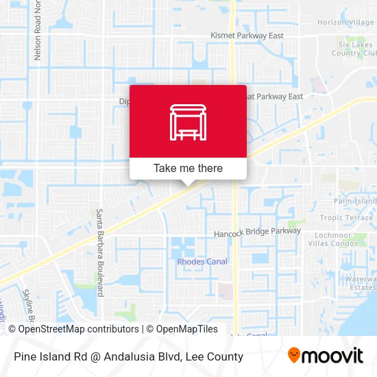 Mapa de Pine Island Rd @ Andalusia Blvd