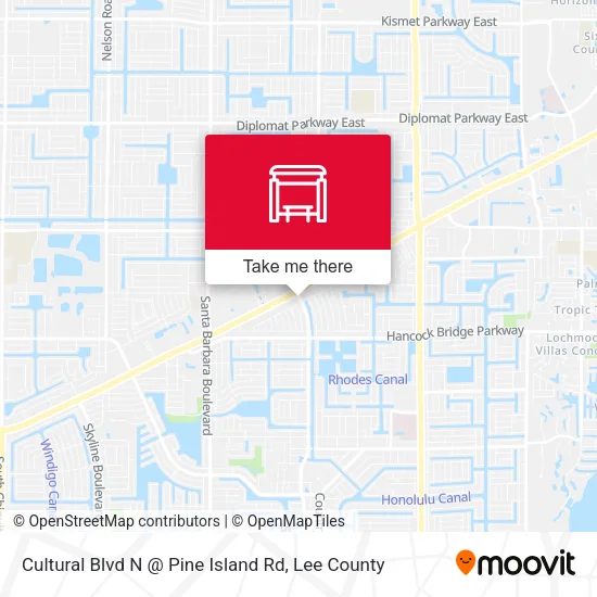 Mapa de Cultural Blvd N @ Pine Island Rd