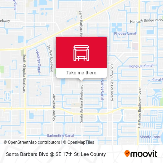 Mapa de Santa Barbara Blvd @ SE 17th St