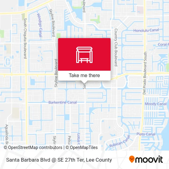 Mapa de Santa Barbara Blvd @ SE 27th Ter