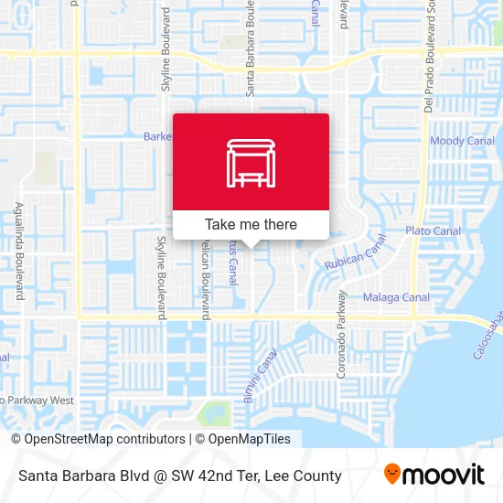 Mapa de Santa Barbara Blvd @ SW 42nd Ter
