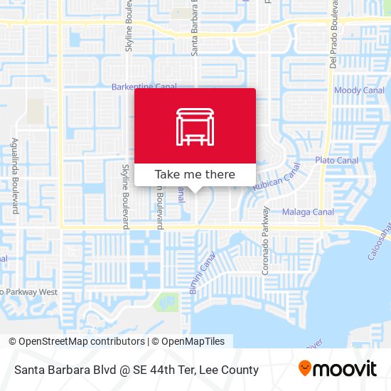 Mapa de Santa Barbara Blvd @ SE 44th Ter