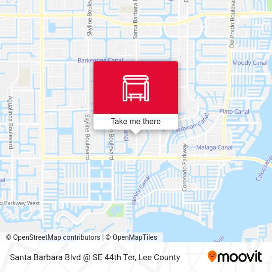Mapa de Santa Barbara Blvd @ SE 44th Ter