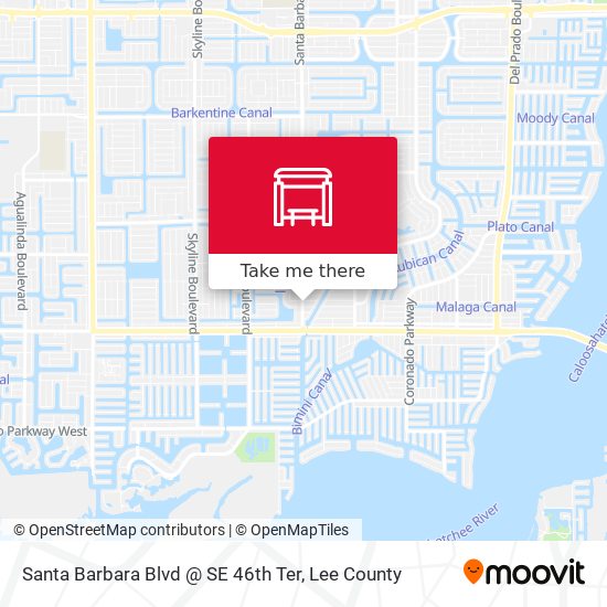 Santa Barbara Blvd @ SE 46th Ter map