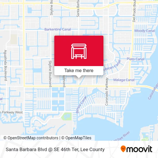 Mapa de Santa Barbara Blvd @ SE 46th Ter