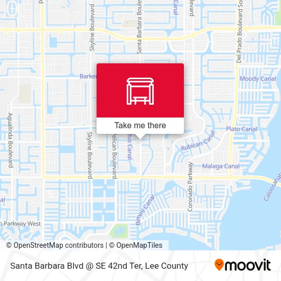 Mapa de Santa Barbara Blvd @ SE 42nd Ter