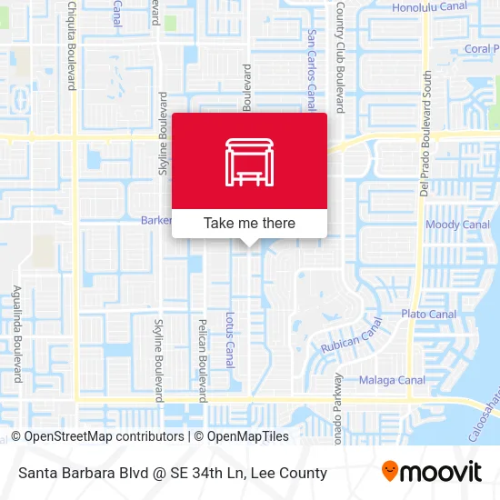 Mapa de Santa Barbara Blvd @ SE 34th Ln