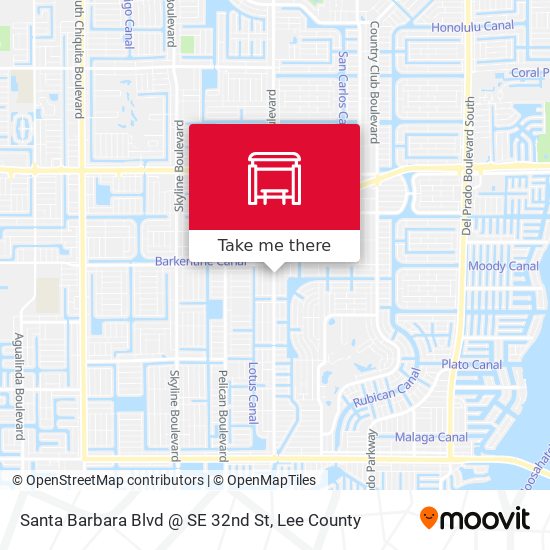 Mapa de Santa Barbara Blvd @ SE 32nd St