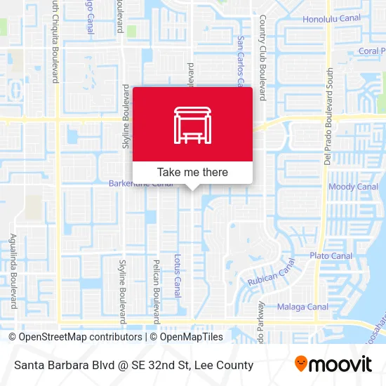 Mapa de Santa Barbara Blvd @ SE 32nd St