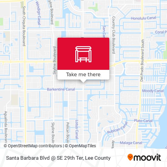 Santa Barbara Blvd @ SE 29th Ter map