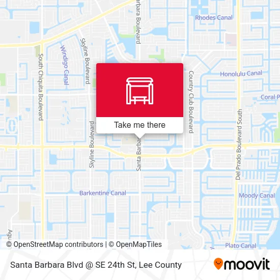 Mapa de Santa Barbara Blvd @ SE 24th St