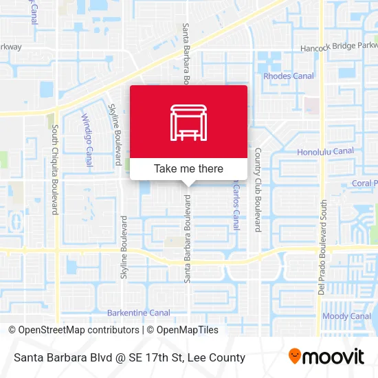Mapa de Santa Barbara Blvd @ SE 17th St