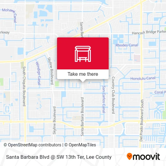 Mapa de Santa Barbara Blvd @ SW 13th Ter