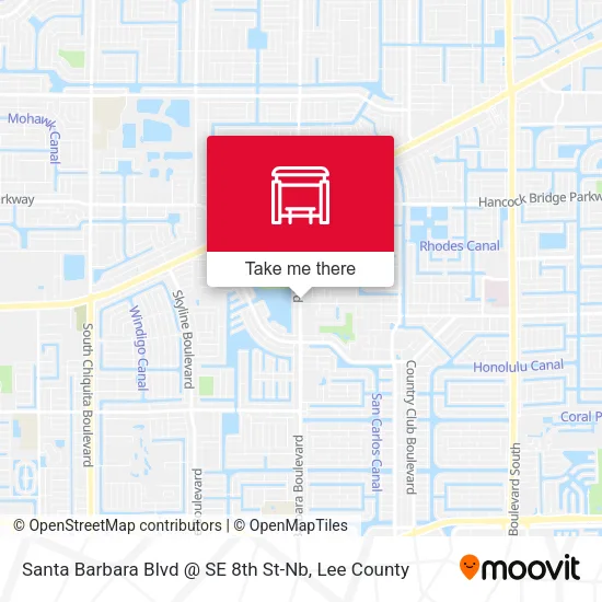 Santa Barbara Blvd @ SE 8th St-Nb map