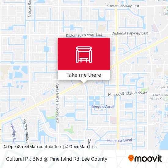 Cultural Pk Blvd @ Pine Islnd Rd map