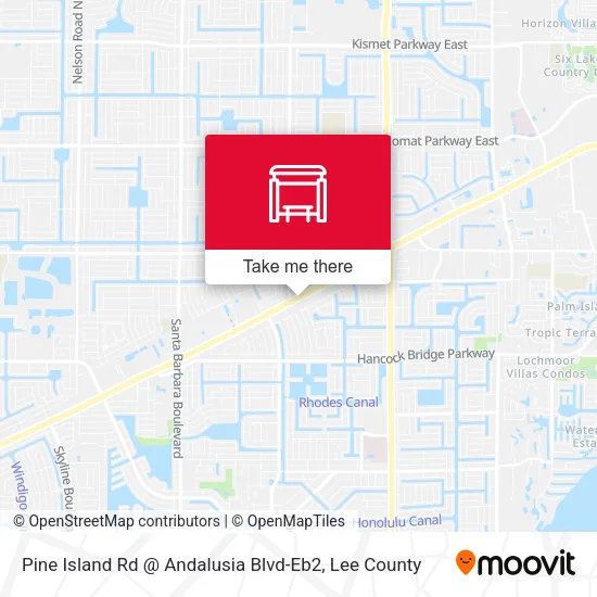 Mapa de Pine Island Rd @ Andalusia Blvd-Eb2