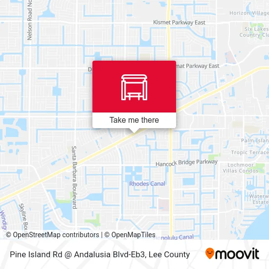 Mapa de Pine Island Rd @ Andalusia Blvd-Eb3