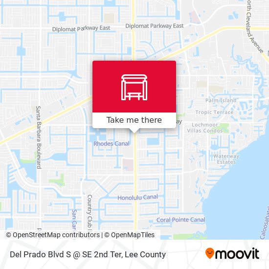 Del Prado Blvd S @ SE 2nd Ter map