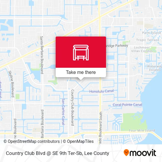 Country Club Blvd @ SE 9th Ter-Sb map