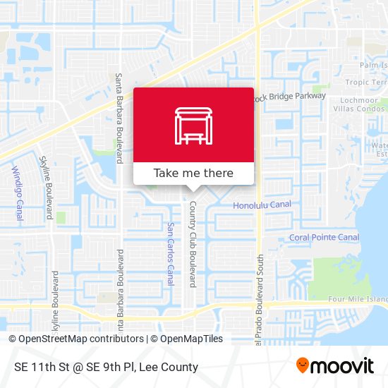 SE 11th St @ SE 9th Pl map