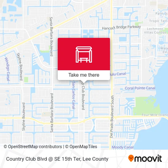 Mapa de Country Club Blvd @ SE 15th Ter