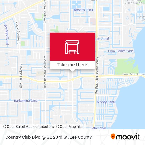 Country Club Blvd @ SE 23rd St map