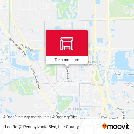 Mapa de Lee Rd @ Pennsylvania Blvd
