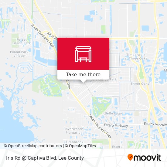 Iris Rd @ Captiva Blvd map