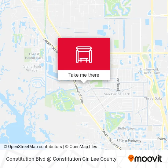 Mapa de Constitution Blvd @ Constitution Cir