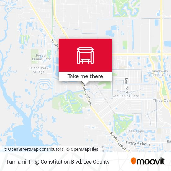 Mapa de Tamiami Trl @ Constitution Blvd