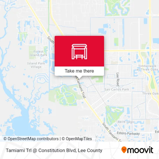 Mapa de Tamiami Trl @ Constitution Blvd