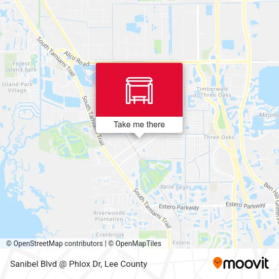 Mapa de Sanibel Blvd @ Phlox Dr