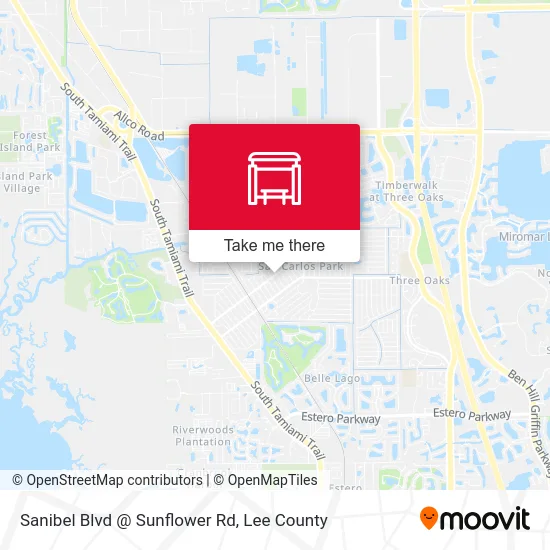 Sanibel Blvd @ Sunflower Rd map