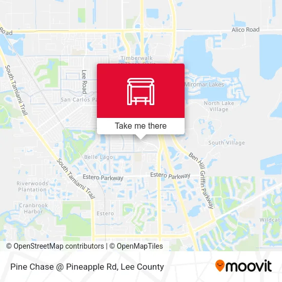 Mapa de Pine Chase @ Pineapple Rd