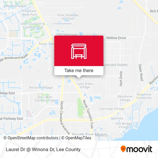 Laurel Dr @ Winona Dr map