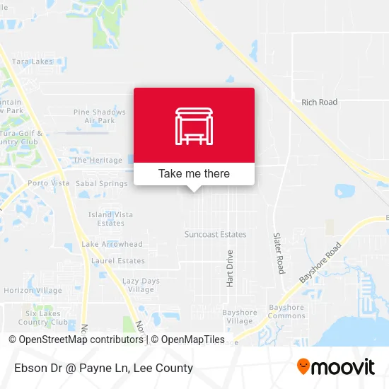Mapa de Ebson Dr @ Payne Ln