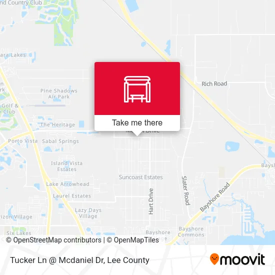 Mapa de Tucker Ln @ Mcdaniel Dr